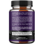 Nature's Craft coconut shell charcoal capsules supplement facts and ingredient label