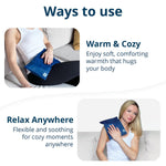 Iowa Corn Baby weighted heating pad with removable cover