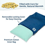 Iowa Corn Baby heating pad used for neck pain relief