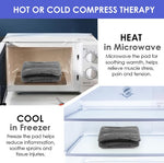 Meisenhome 8x18 inch heating pad on back for pain relief