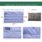 Romfox heating pad showcasing plush texture and lavender scent