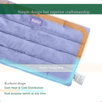 Side profile of Romfox purple lavender scented heat compress