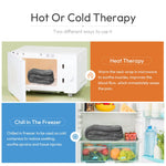 Morliden neck and shoulder heating pad displayed on a chair