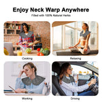 Packaging view of authentic Morliden microwavable heating pad
