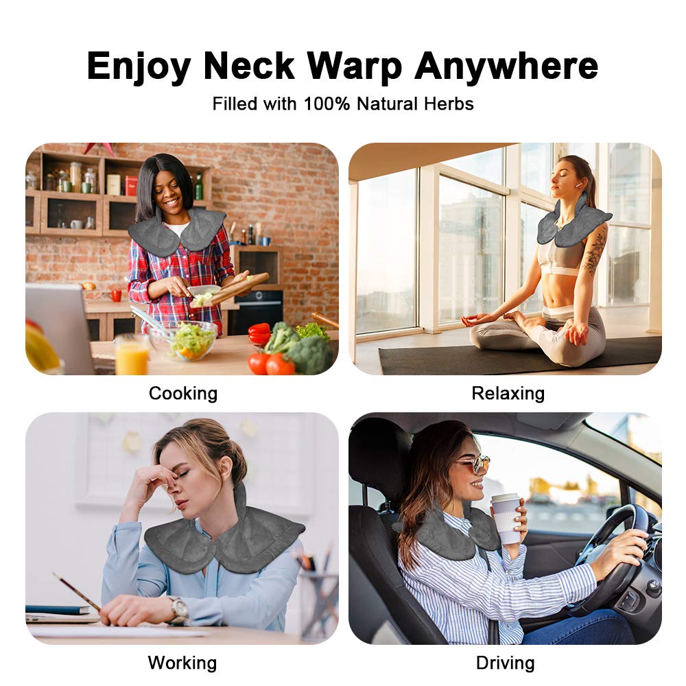 Packaging view of authentic Morliden microwavable heating pad