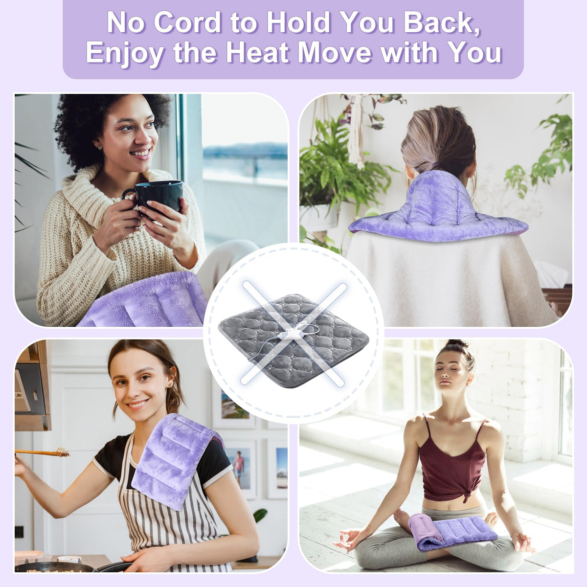 Suzzipad heating pad packaging and product