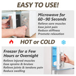 RelaxCoo heating pad demonstrating flexible body contouring