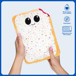 Pop-Tarts heating pad being used for shoulder pain relief