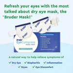 Close up of the Bruder eye mask fabric texture