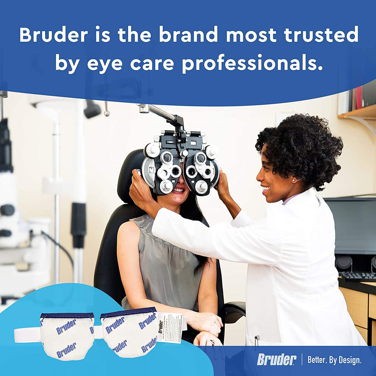Professional eye care packaging of Bruder moist heat compress
