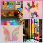 Woric cellophane wrap set for DIY crafts and decoration