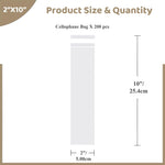 WIKDAY transparent sealable treat bags displaying chocolate covered pretzel rod inside