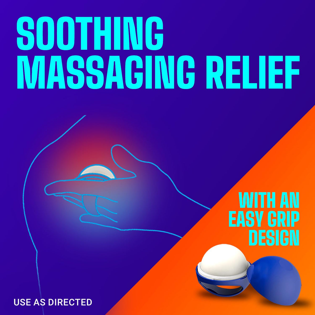 Icy Hot menthol and camphor infused therapeutic pain balm side profile