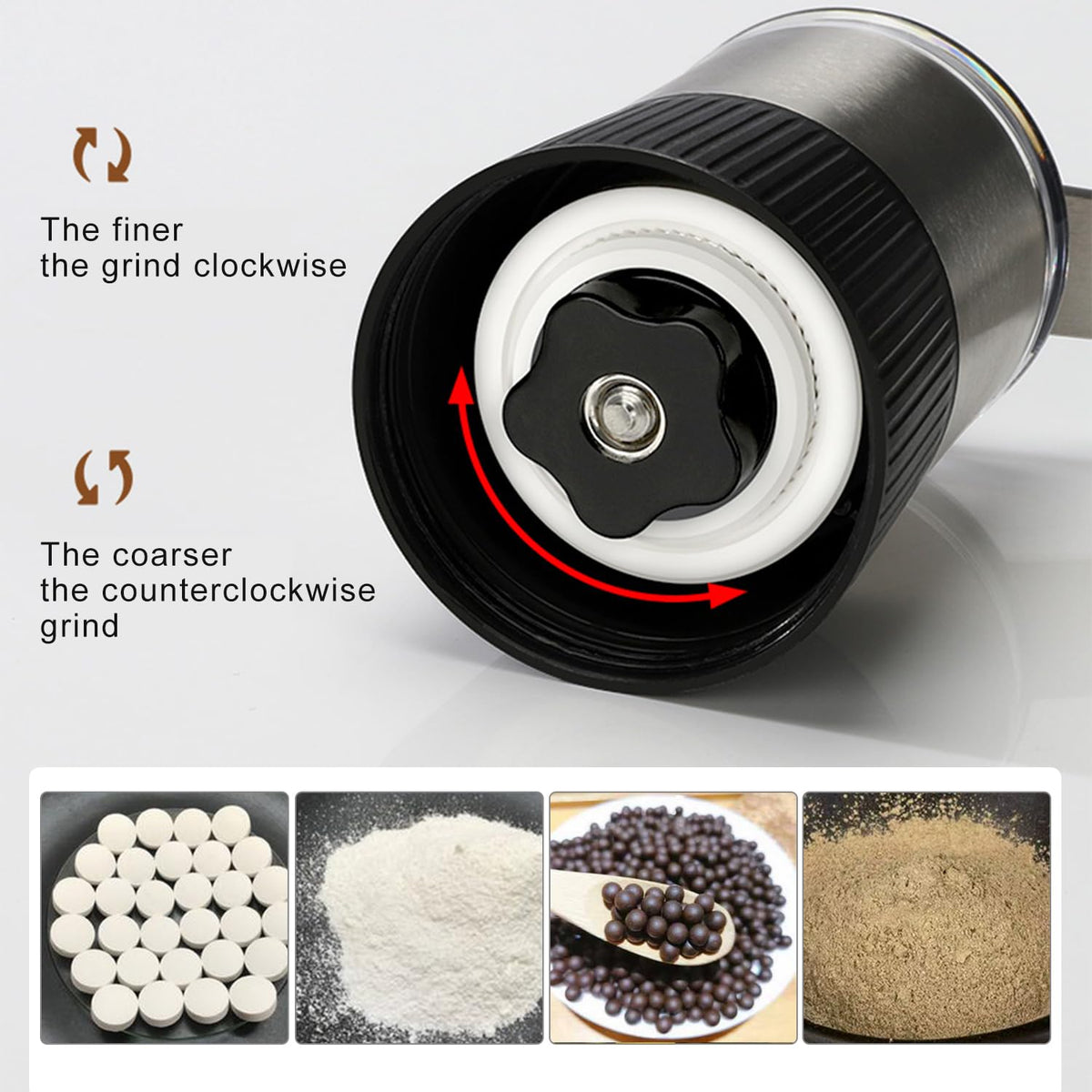 Secret Desire pill cutter accessory cleanly splitting a large tablet in half.