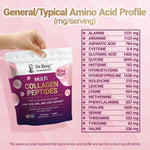 Dr. Berg multi collagen peptides mixed effortlessly into a morning smoothie