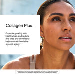 Thorne Collagen Plus jar showing ingredients and nicotinamide riboside details