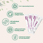 Premium USA imported collagen supplement box with vitamin C biotin and hyaluronic acid.