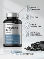 Horbäach Hyaluronic Acid with MSM 1000mg back label details