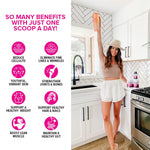 Vitauthority Multi Collagen Burn Unflavored supplement facts label