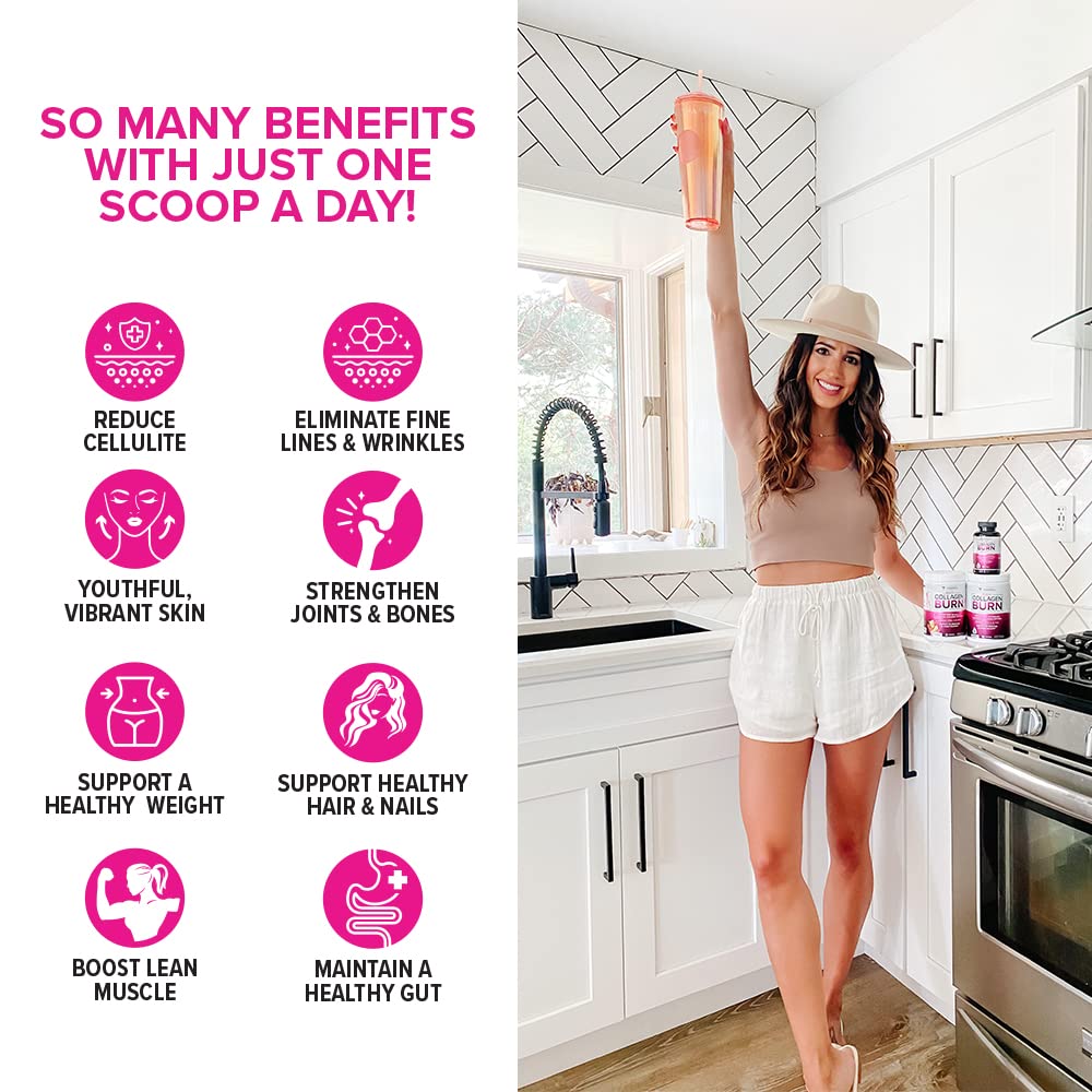 Vitauthority Multi Collagen Burn Unflavored supplement facts label