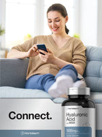 Horbäach Hyaluronic Acid with MSM quick release capsules texture