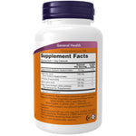 Now Foods Hyaluronic Acid Double Strength Supplement Facts Label