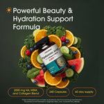 NatureBell Hyaluronic Acid 2000mg supplement bottle label