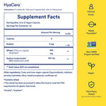 Ritual HyaCera 30 Day Supply supplement facts label