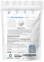 Micro Ingredients Hyaluronic Acid Serum Powder 100 grams pouch
