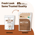 Micro Ingredients MCT powder nutritional facts label