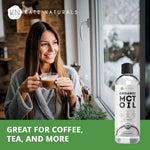 Kate Naturals keto-friendly MCT oil for coffee and smoothies