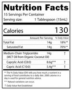 Authentic USA imported Kate Naturals MCT oil for keto diet