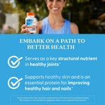 Natural bioavailable sulfur tablets for healthy connective tissue and skin radiance