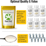 Happy Body 99.9 percent pure organic sulfur for joint health and muscle recovery