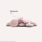 Authentic USA imported Natrol Melatonin rapid dissolve bottle angle