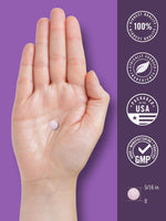 Carlyle Melatonin high potency fast dissolve tablets close up view