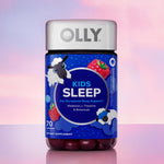 OLLY Kids Sleep botanical blend formula with chamomile and lemon balm