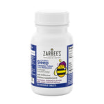 Zarbee's Children's Sleep supplement packaging close up with grape flavor logo