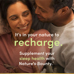 Nature's Bounty drug free sleep aid quick dissolve tablets direction side view