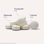 Side view of Natrol Melatonin maximum strength bottle highlighting the hundred day supply text
