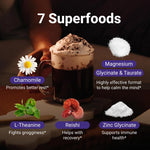 MoonBrew nighttime superfoods cocoa mix lifestyle packaging