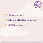 Back label of Natrol children dietary supplement with ingredient list
