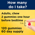 Nature Made dreamy strawberry flavored adult sleep chewables closeup