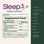 Nature's Bounty 56 tri-layered tablets with ashwagandha and GABA capsule visual