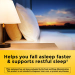 Nature Made Melatonin ninety count dietary supplement packaging showing supplement facts