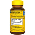 Imported Nature Made Melatonin supplement bottle highlighting non habit forming sleep benefits