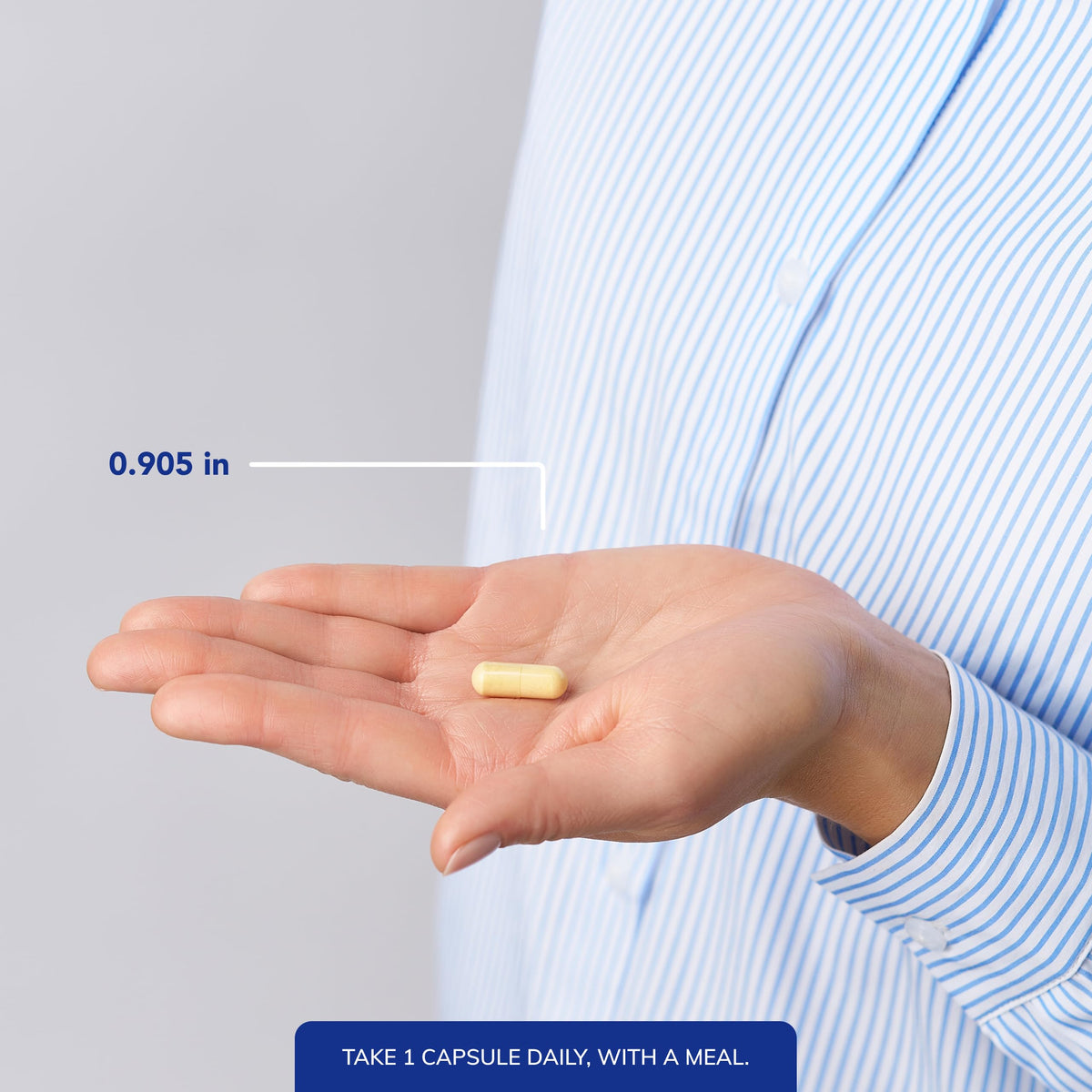 Close up of Pure Encapsulations multivitamin once daily capsule bottle