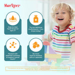 Vegan and non-GMO liquid multivitamin for toddlers