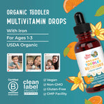 Authentic USA imported MaryRuth Organics toddler vitamins
