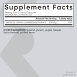 Sports Research vegan certified choline supplement packaging